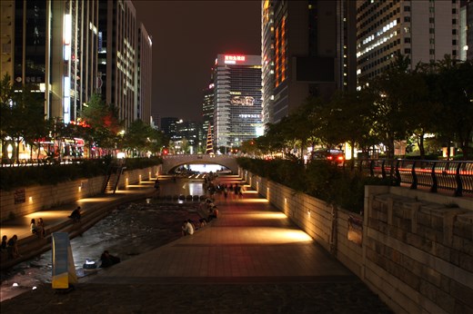 Cheonggyecheon stream,South korea