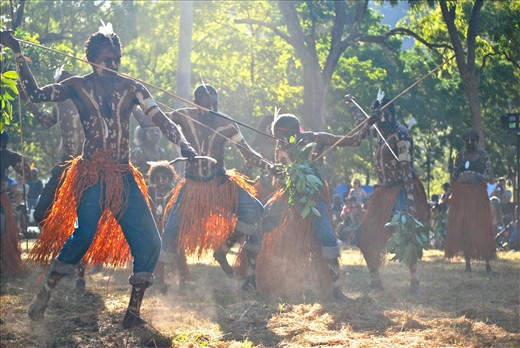 The Dancers from each tribe perform their own cultural dances.