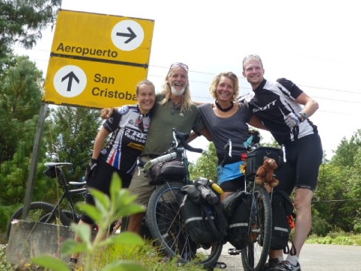 Diana and Steven from Holland escorted us out of San Cristobal