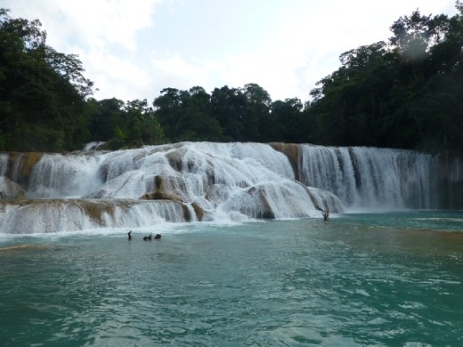 Agua Azul - on our way to Palenque.