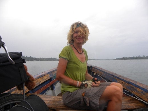 slightly soaked, but I know where I am going....