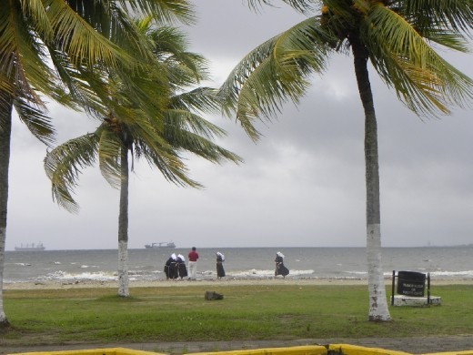 Storm in Puerto Cortes, Guatemala.