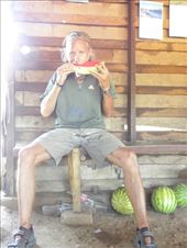 ate a whole freaking water melon on the side of the road: Yummmmmmmm!!: by margitpirsch, Views[905]