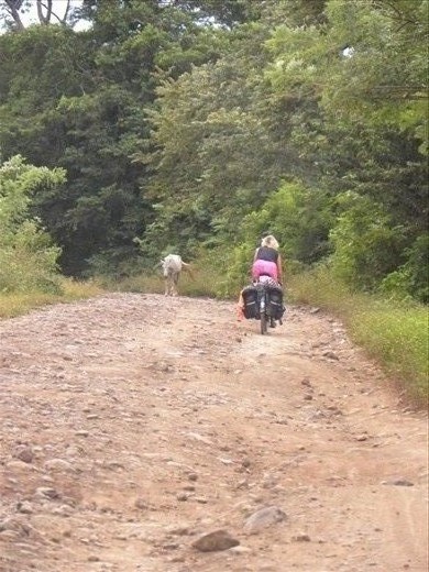 Girls in pink skirts love dirt.