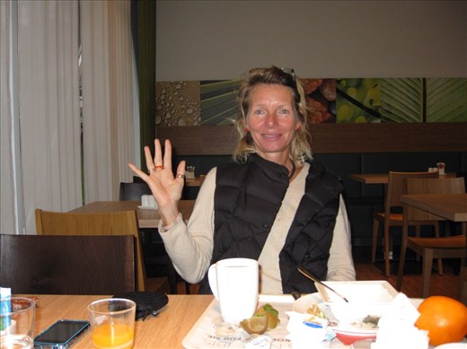 breakfast in the hotel Ibis, Bochum