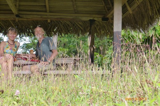 lunch break in the rain.