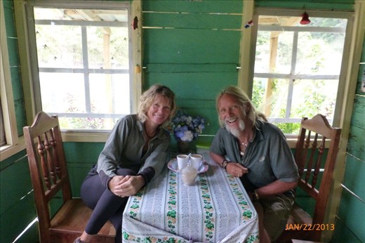 the little breakfast nook in the mountains of Panama 