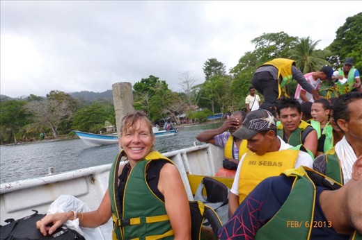 me, after the first wave had crashed over us....only one big one in two hours....not so bad!