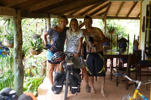 At Manuel's and Marta's house in CC in San Antonio