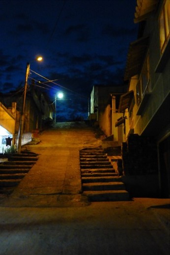 Steepest roads in San Juan de Rioseco - makes San Fran roads seem like a walk in the park.
