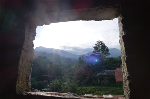 A village called Guayaba de Sequima - almost back to the big highway, joining the trucks to Bogota.