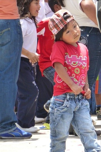 Cool kid at the show in Piendamo