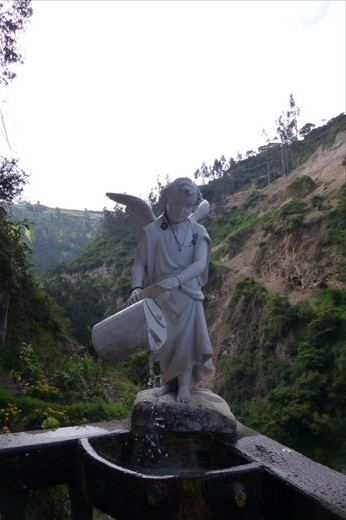water/ bridge angel by the Sanctuary 