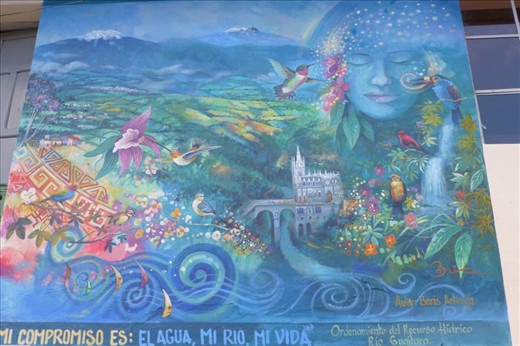 Nice murals in Colombian streets.