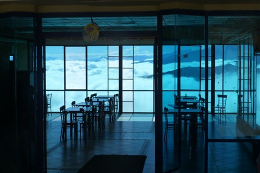 glassy restaurant.