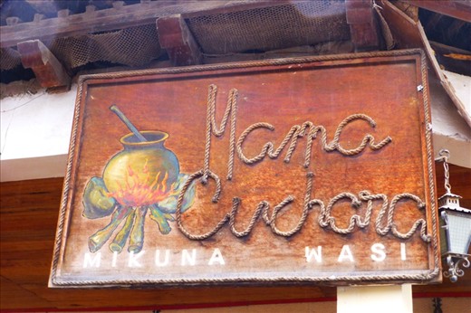 ...or Mother Spoon is part of the asociatción de Mujeres Indígenas. An association of indigenous women between ages 18 and 65,  working for the equal treatment of Saraguro  women.  Mama Cuchara purchases all of its food directly from indigenous women in the region,  putting money into the hands of families. The fresh , often organic products are then used in the restaurant.  The money the restaurant makes goes into the association bank to provid loans to woman who need it.