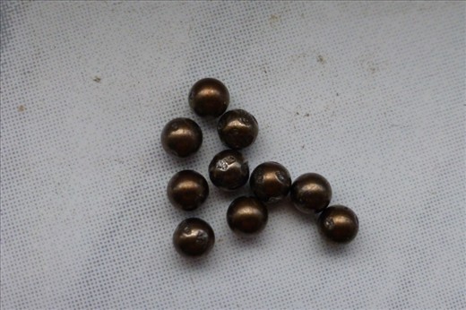 The worn bearings of my back tire.