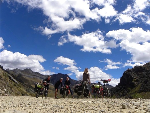 us on dirty roads in Peru.