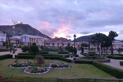 Plaza de Armas in Huamachuco