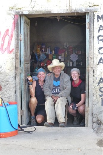 Juice break near Pallasca.