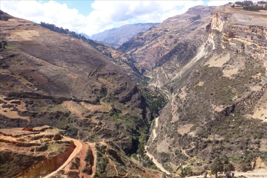 the view down the road from Llata