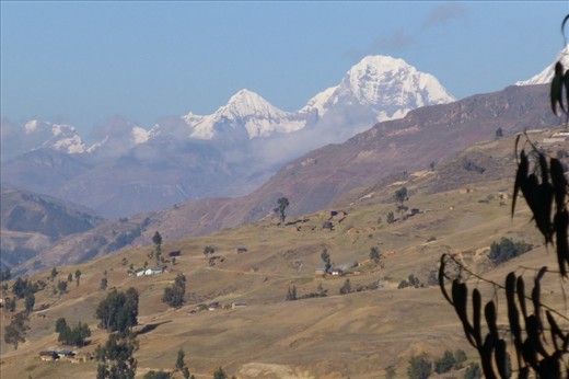 Huayhuash National Park in the distance.