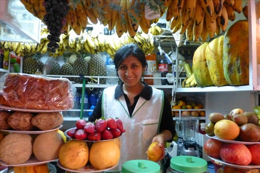 An abundance of juicerias around Huancayo.
