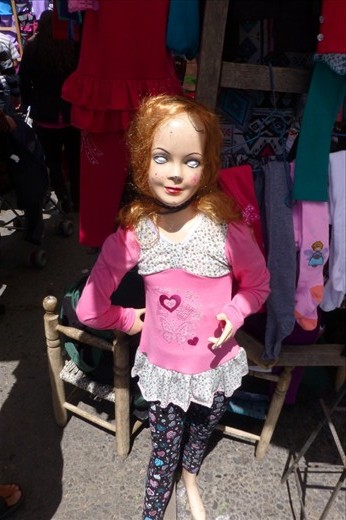 at the market in Huancayo