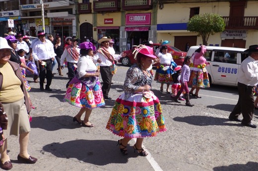 Sunday dance in Huancayo.