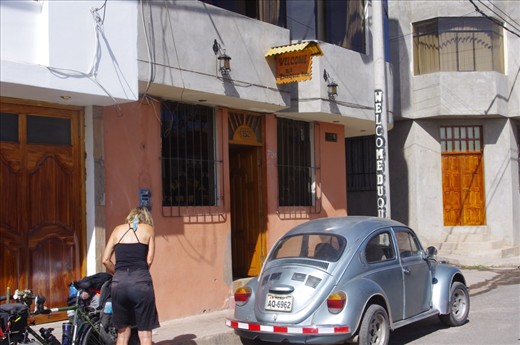 Leaving our El Duque Inn in Puno