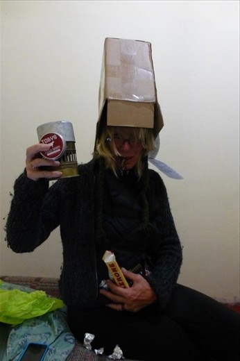 A package from my dear friends Anne and Skag was already waiting for me at the Hostal Estrellita. SO EXCITED!