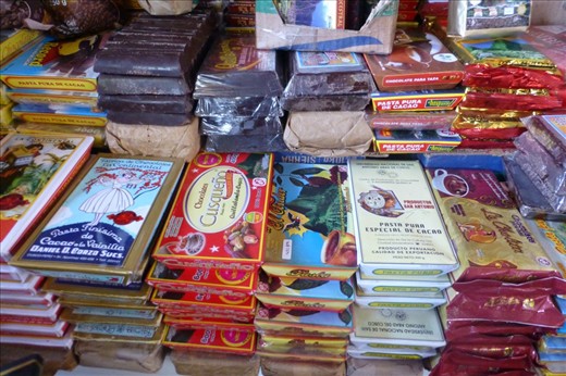 ......but more chocolate than I have ever seen in another market in Peru.