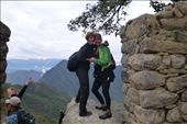 At the sun gate without the sun. Indre and I at Machu Picchu.: by margitpirsch, Views[622]