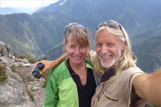 James and I happy to be here!