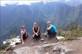 Stephanie, Margit and Indre on the top of Machu Picchu: by margitpirsch, Views[570]