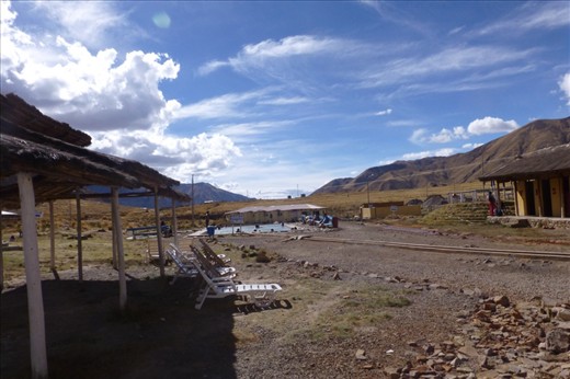 the Occobamba hot springs.