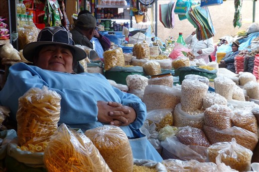 at the market in Puno
