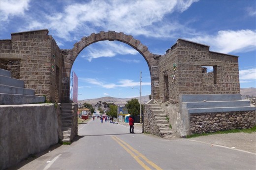 The arch to Bolivia.