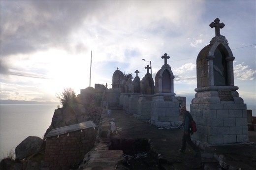 climbed up here to watch the sunset!