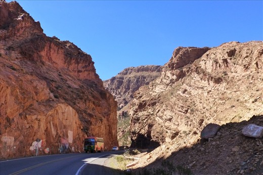 The canyon puerto to Potosi.