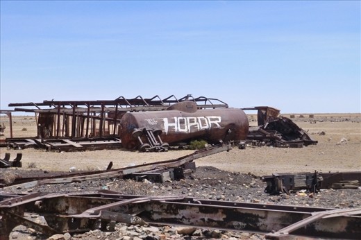 Train cemetery near Uyuni.