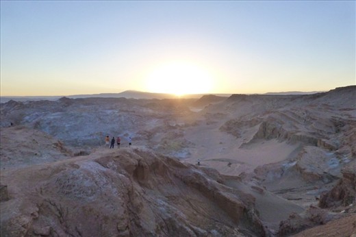 just in time for sunset.