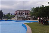 Our municipal campground at the edge of town of Salta with the biggest swimming pool I have ever seen...though without water at this time.: by margitpirsch, Views[609]