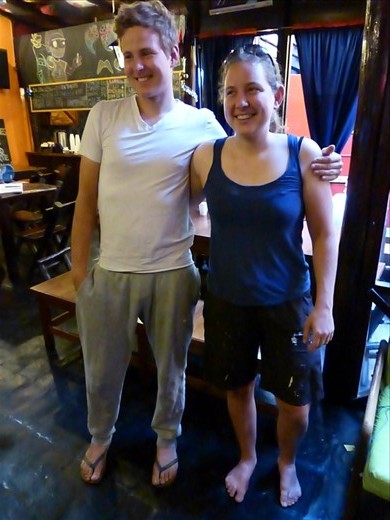 swiss siblings on bicycles. 