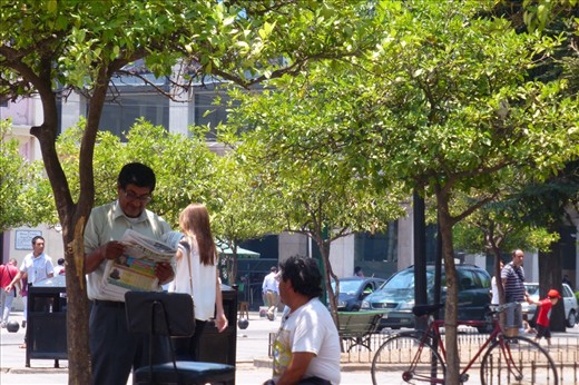 Downtown Plaza in Salta.