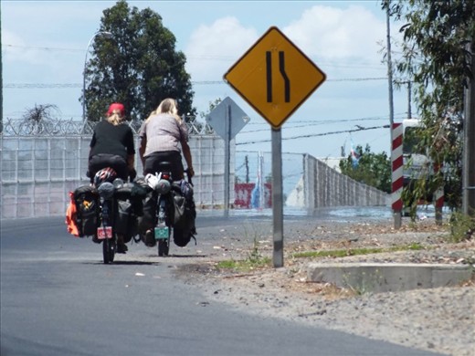 heading south to the end of the world....here, leaving Talca.