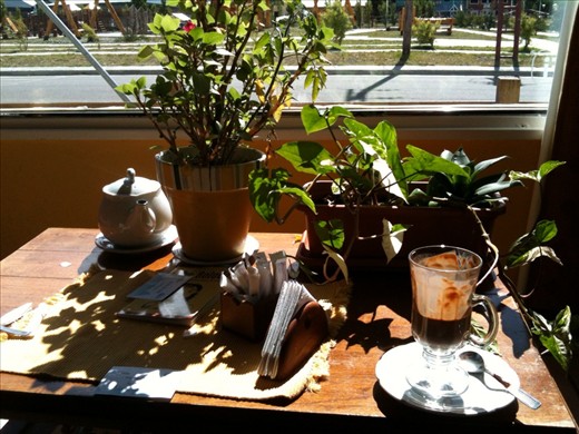 Fitz Roy in the background - here in El Chalten I am grieving the loss of function of my iPad who got too shook up on the Carretera Austral and disabled itself. This is Argentina and we got another (roughly) 1000km to go to reach Ushuaia. 