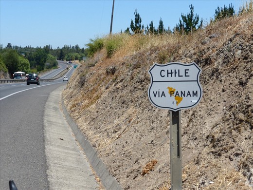 Pretty sign - wish it was a little smaller and we can tuck it into our panniers....but it ain't.