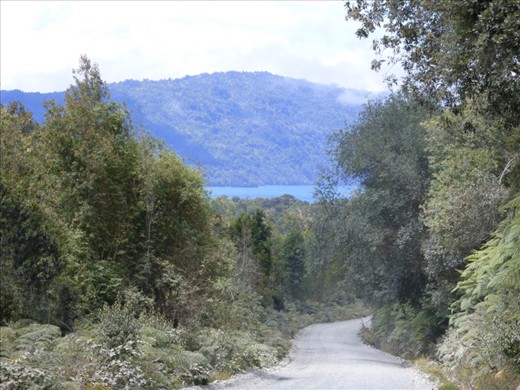 mostly unpaved difficult road with beauty around.