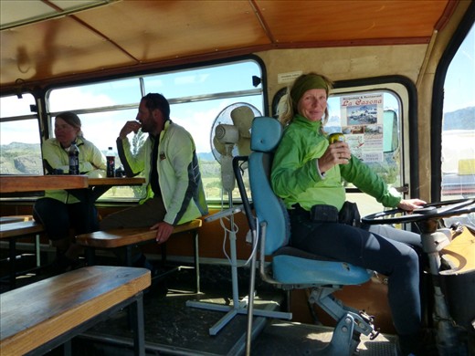 The bus restaurant La cocina de Sole on route!